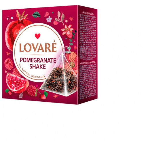 Lovare Pomegranate shake exkluz. čaj v pyramídkach